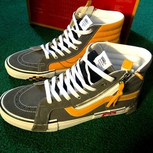 Vans Sk8-Hi CAP Grey & Yellow 11.5